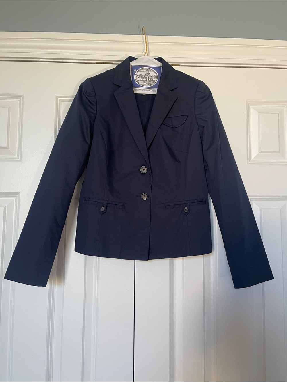 Banana Republic Classic Navy Women's Blazer Jacket